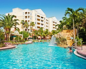 Vacation Village at Weston Florida Pool Waterfall - East Coast Condo